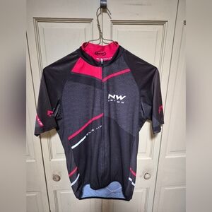 North Wave Blade Air Black and Red Cycling Jersey